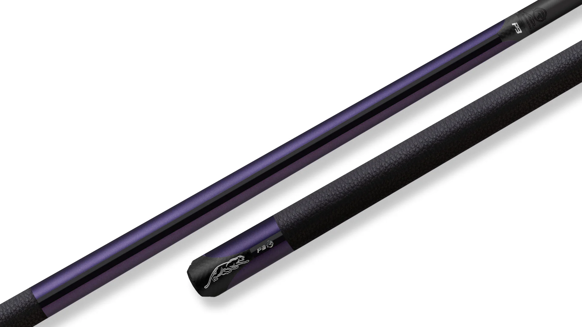 Predator P3 REVO Purple Pool Cue with Leather Luxe Wrap