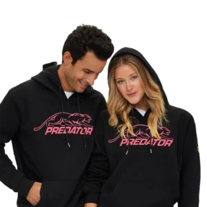 Predator Hoodie Black with Pink Cat Logo