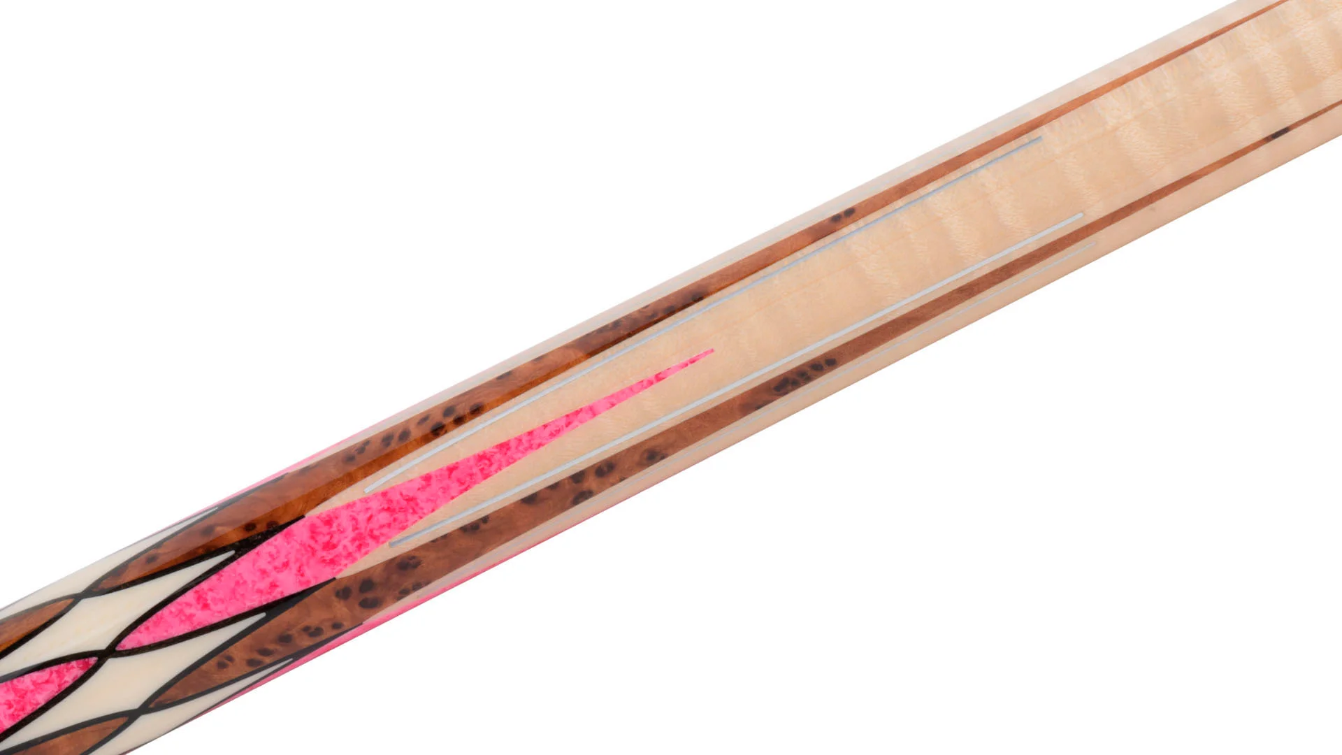 Predator Virtuoso Curly Maple/Pink No Wrap Pool Cue - Image 6