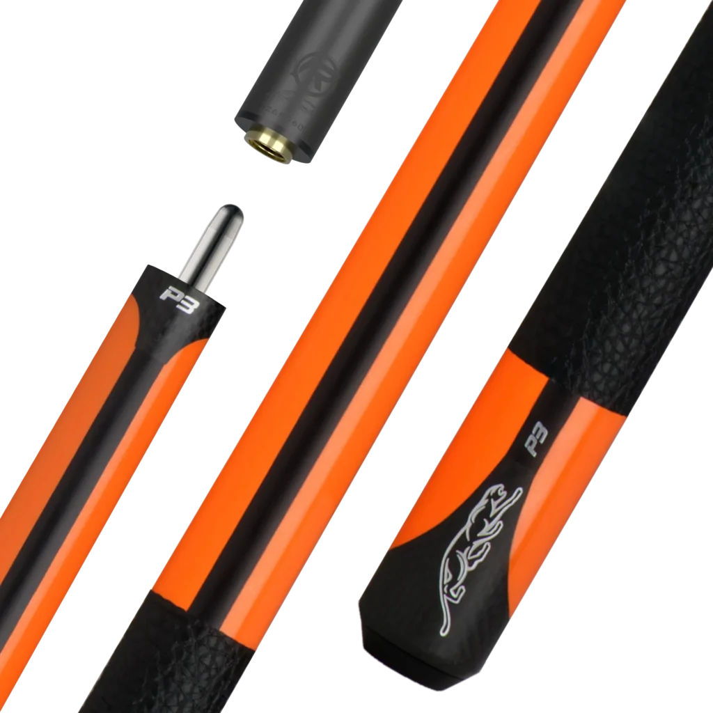 limited edition pool cue, leather luxe wrap cue, predator p3 cue, uni-loc pool cue, 30-piece construction cue