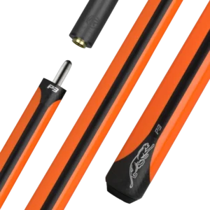 predator p3 flare orange pool cue, predator flare orange no wrap, p3 flare orange cue